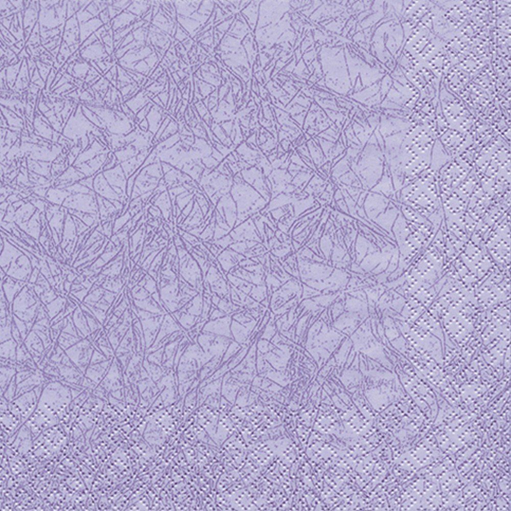 HOME FASHION Papierserviette 20 Servietten Modern Colours flieder 33x33cm, (20 St)