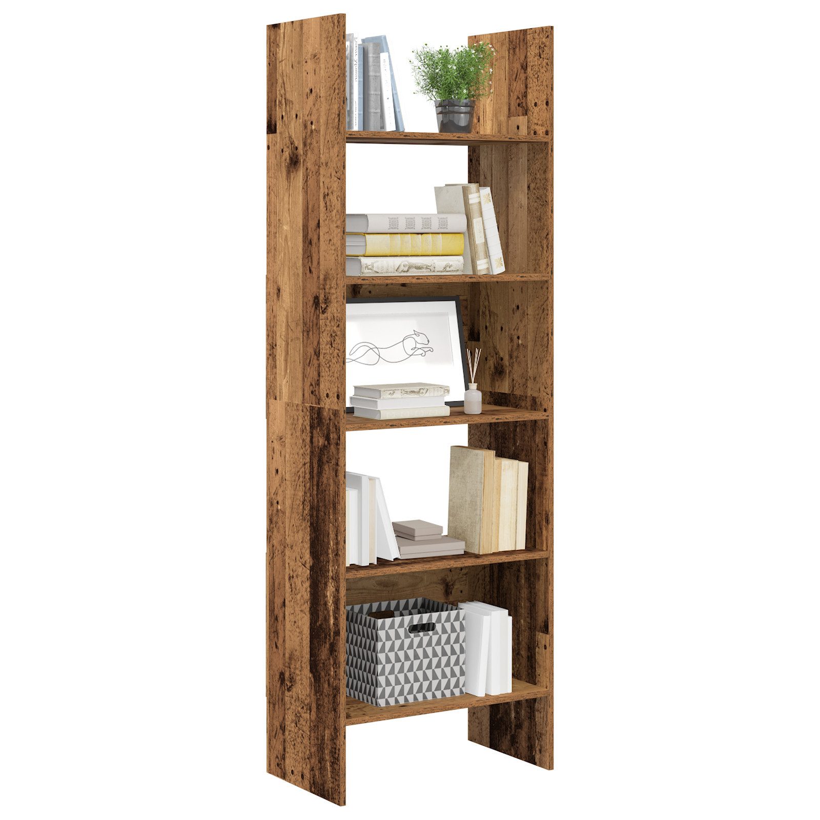vidaXL Bücherregal Bücherregal Altholz 60 x günstig online kaufen