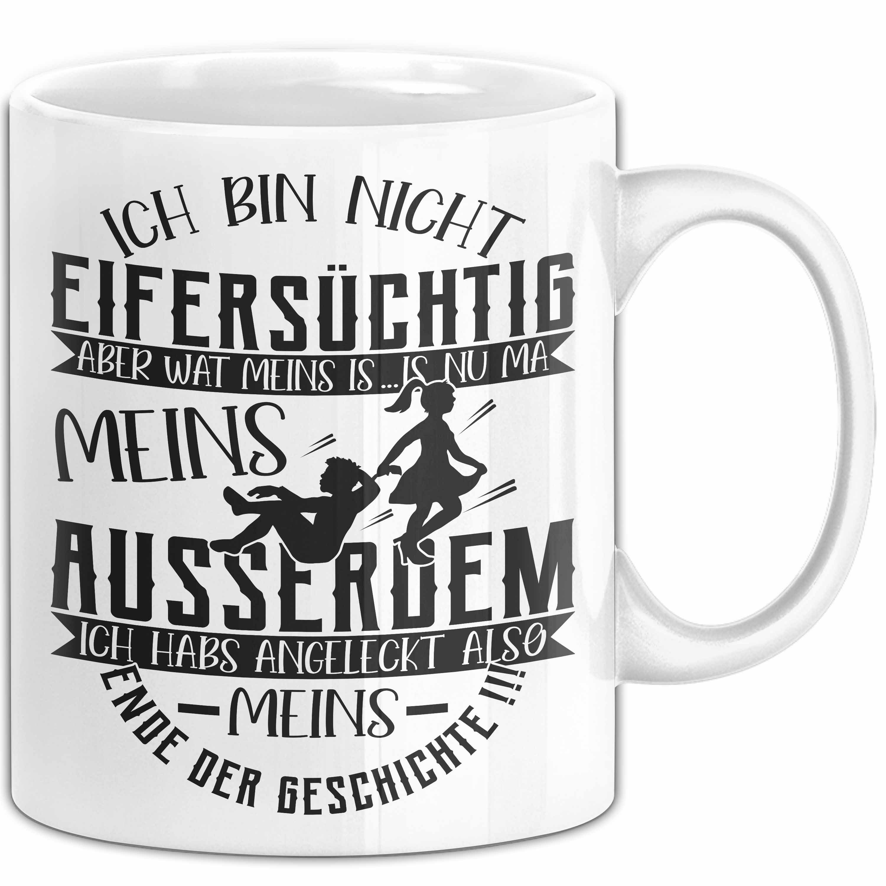 Tasse Ich Bin Nicht Eifersüchtig Tasse Geschenk Partner Valentinstag Geschen
