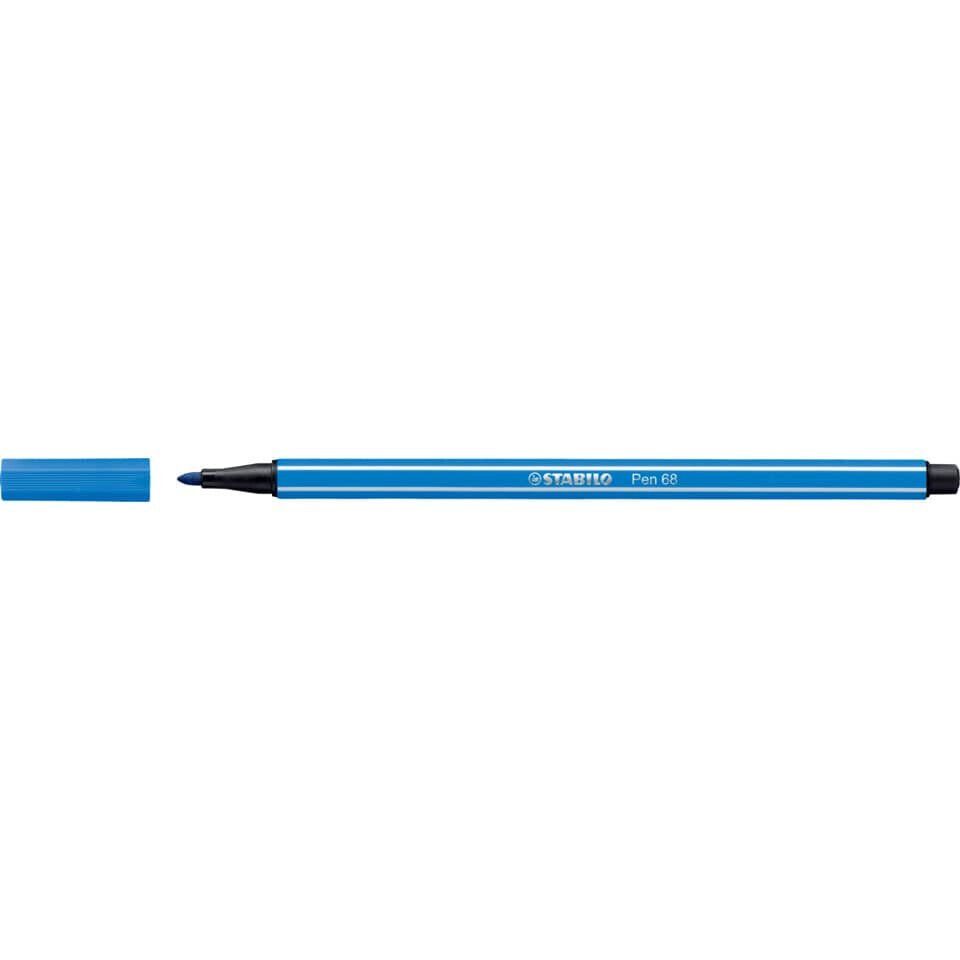 Wasserbasis Tinte dunkelblau Filzstift, Fasermaler Fineliner STABILO mm 68/41 Faserschreiber 68 Pen auf 1