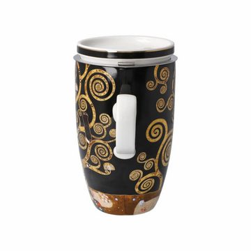 Goebel Tasse Teetasse Gustav Klimt - Der Lebensbaum, Fine Bone China, Metall