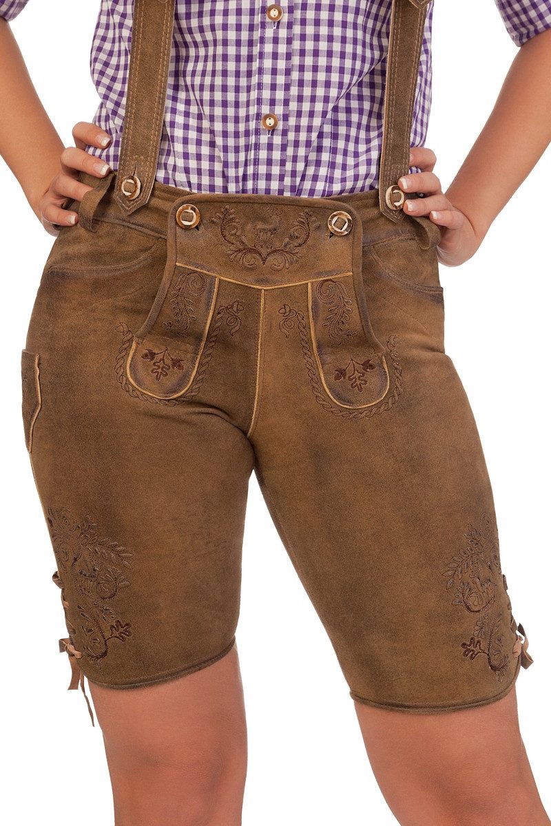 MarJo Lederhose Trachtenlederhose Damen - ZENZI günstig online kaufen