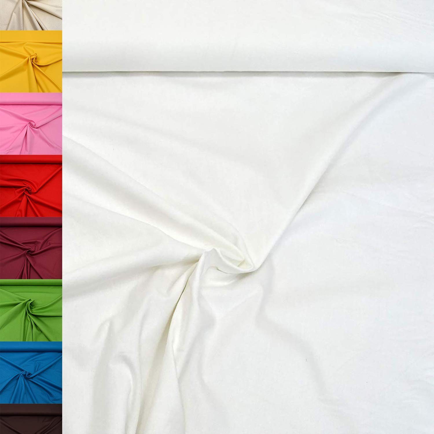 MAGAM-Stoffe Stoff "Sophie", Baumwollstoff uni 100% Baumwolle ÖKO-TEX Meterware ab 50cm