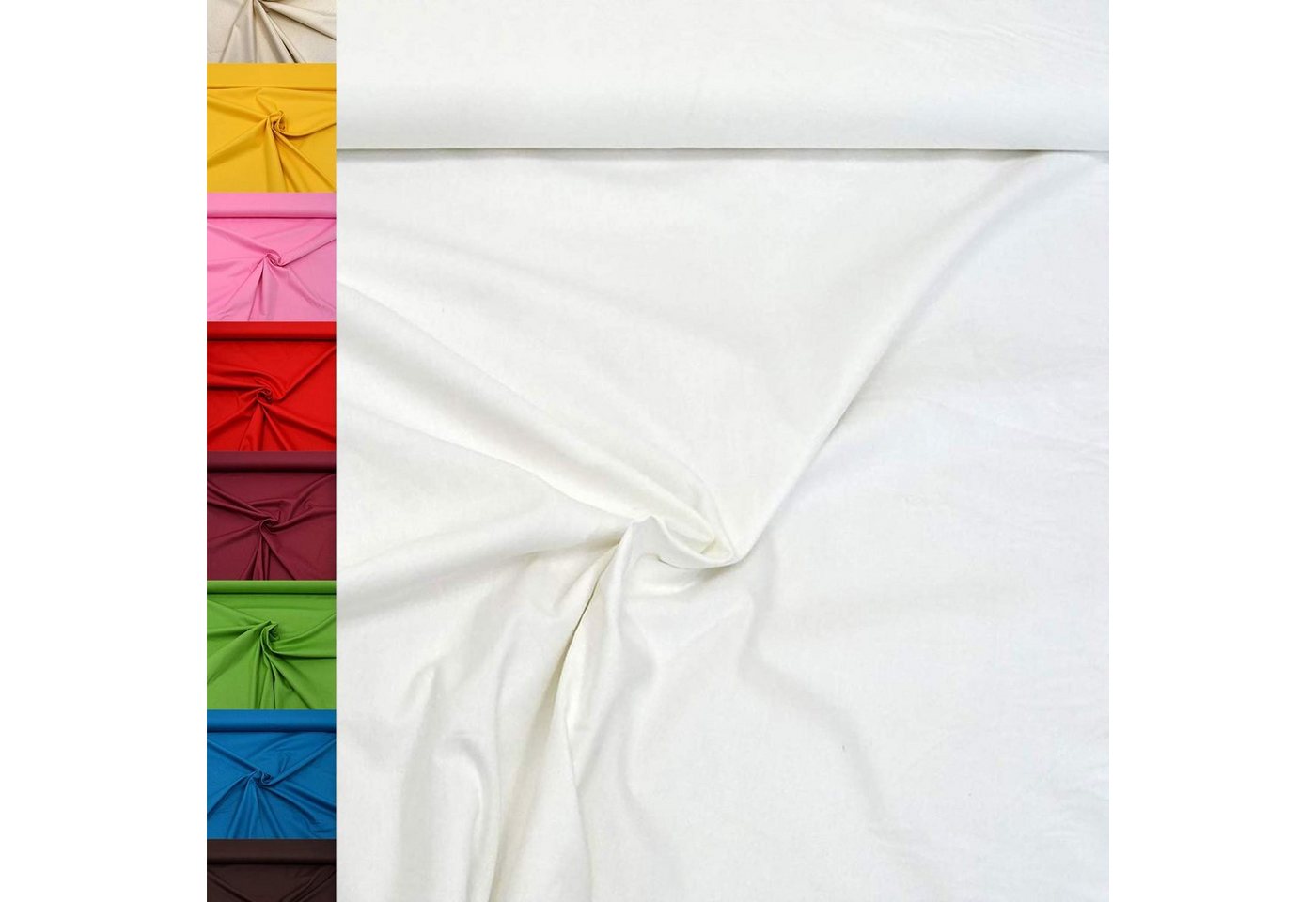 MAGAM-Stoffe Stoff "Sophie", Baumwollstoff uni 100% Baumwolle ÖKO-TEX Meterware ab 50cm
