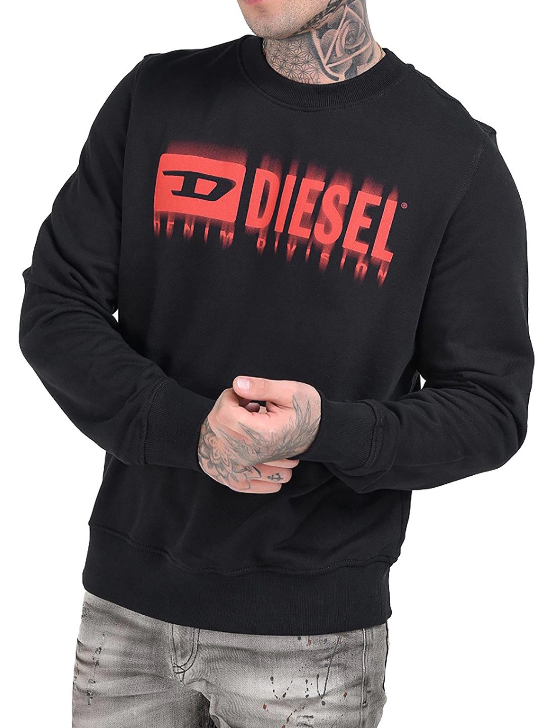 Diesel Sweatshirt Regular Fit Supersoft - S-GINN-L8 9XX