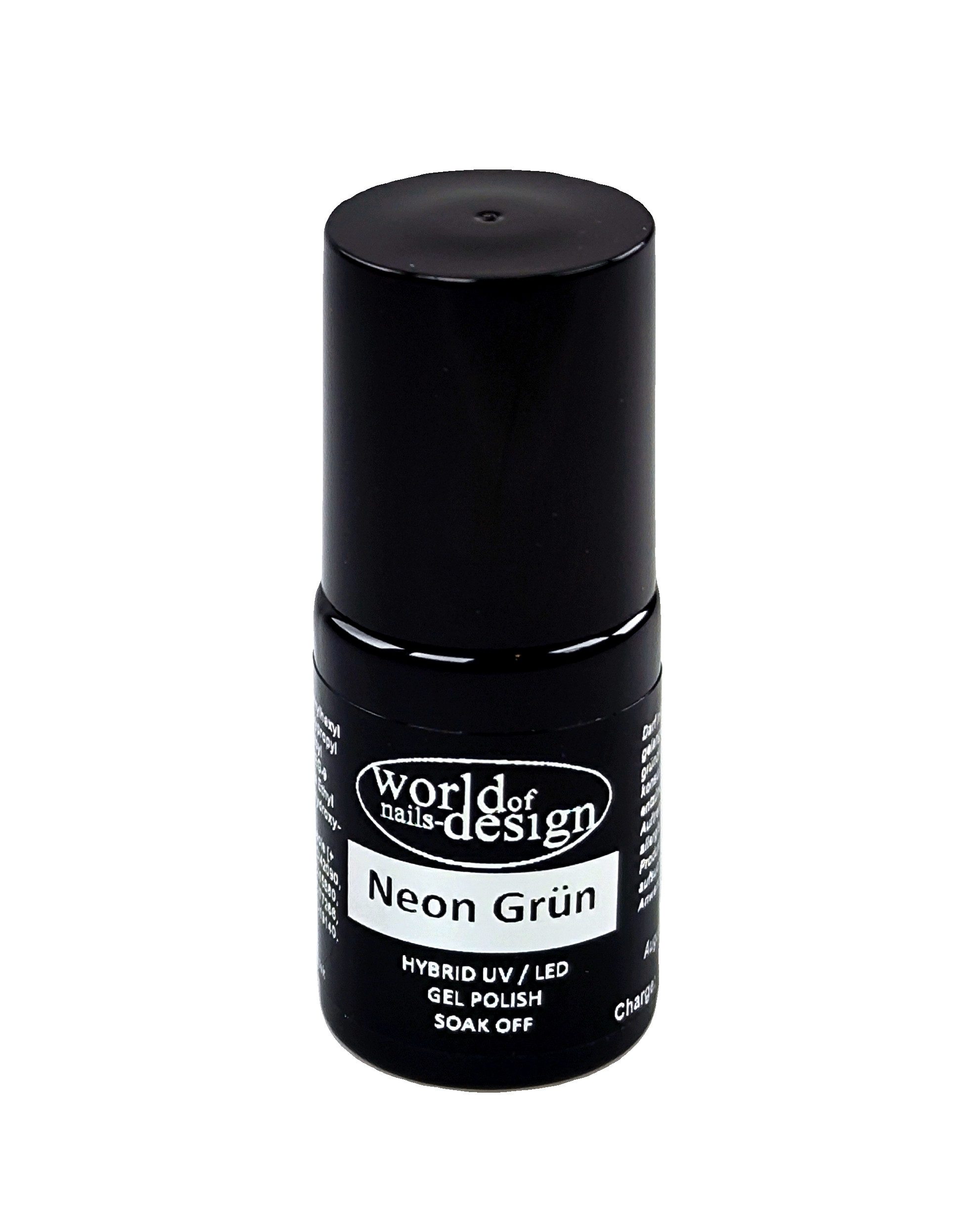 World of Nails-Design Gel-Nagellack UV/LED Hybrid-Lack, Gel-Lack, Gel Polish Neon Edition, leuchtende Neon-Farben
