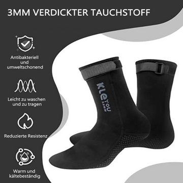 GelldG Neoprensocken 3mm Neopren socken für Damen und Herren, Warm Halten Neopren Socken