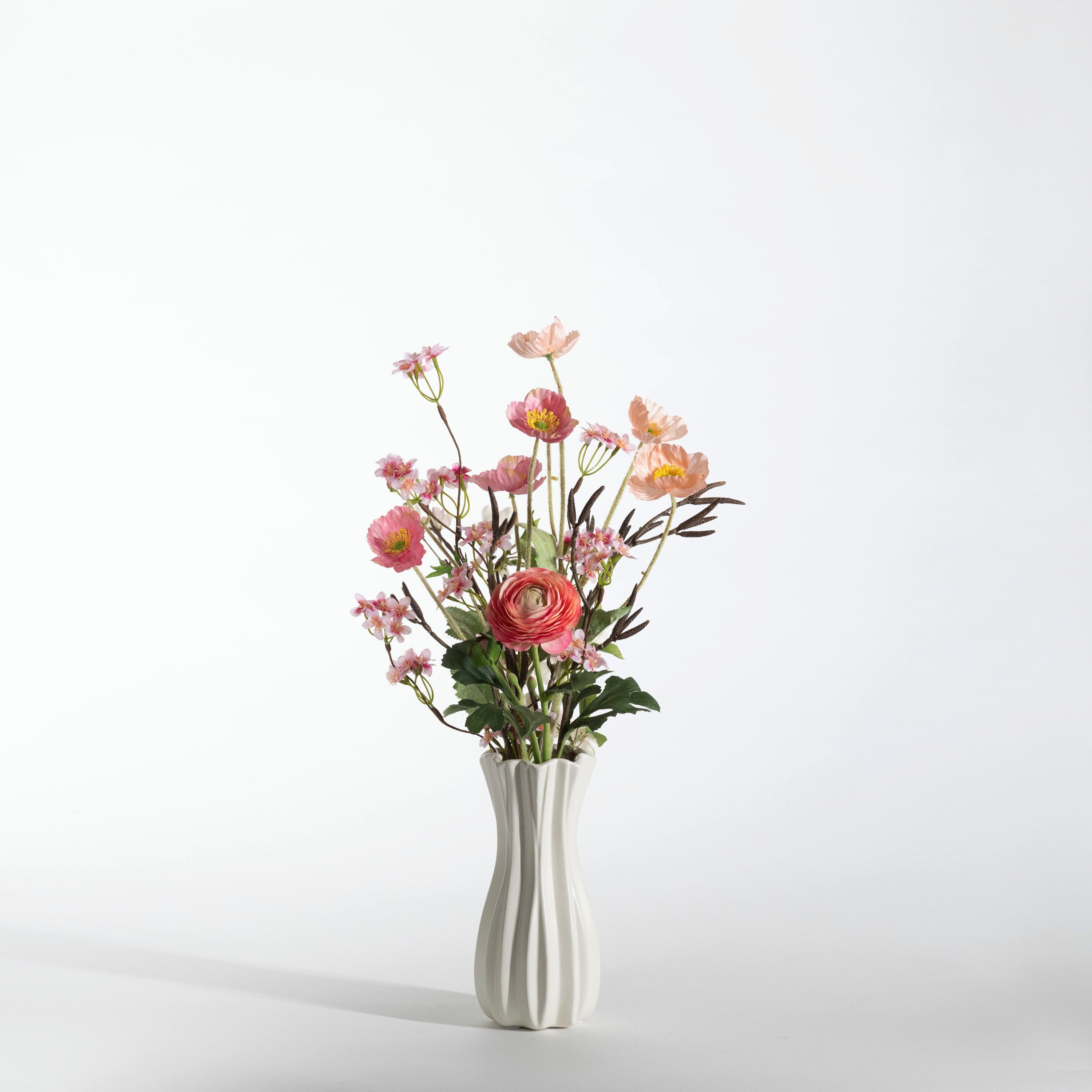 Kunstblume Künstlicher Blumenstrauß - Teneriffa, 50cm, aplanta