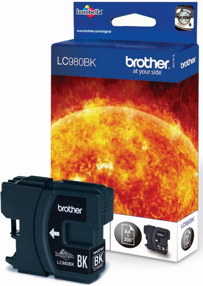 Thumbnail - Brother Tintenpatrone Brother LC-980BK schwarz Nachfülltinte (x)
