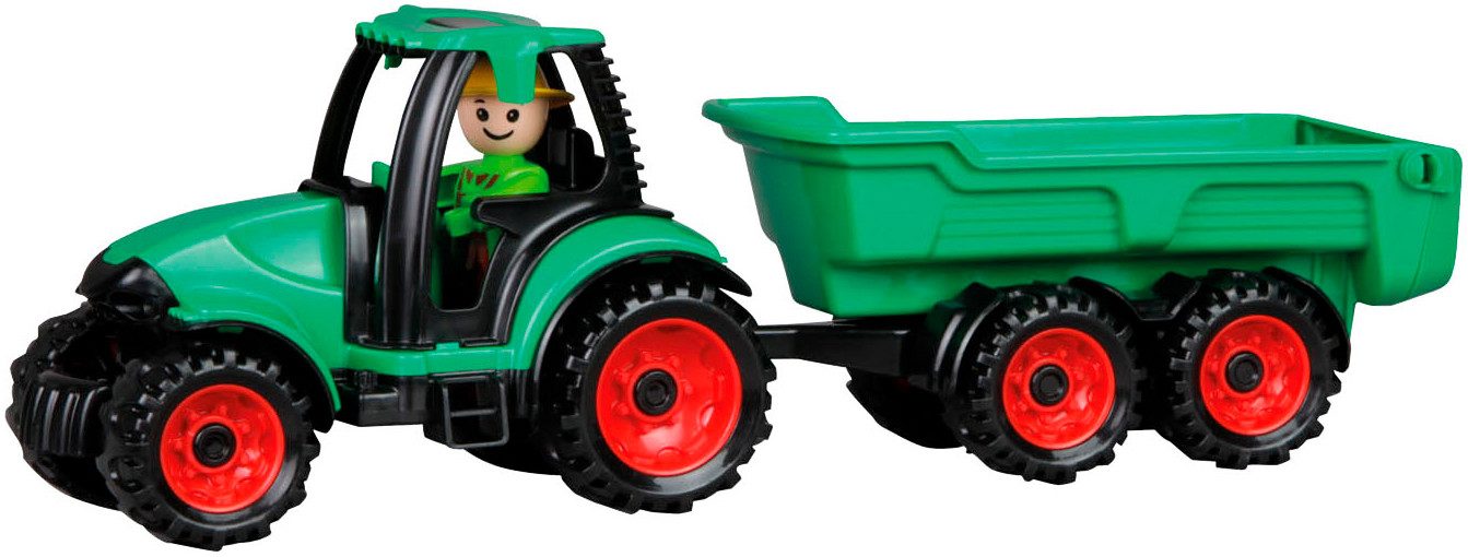 Lena® Spielzeug-Traktor Truckies, mit Anhänger, inklusive Spielfigur, Made günstig online kaufen