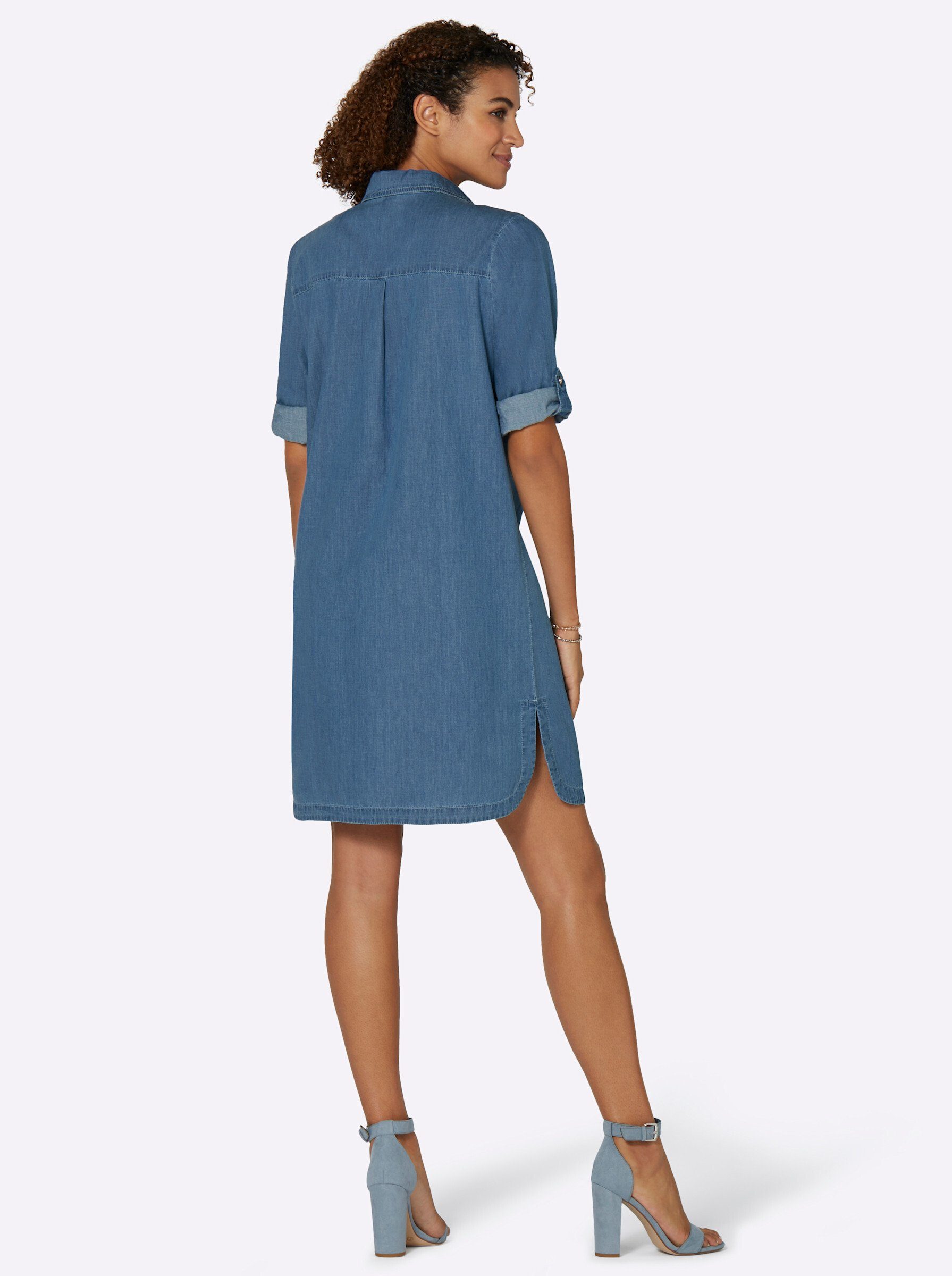 Witt Etuikleid Jeans-Kleid 3/4-Arm günstig online kaufen