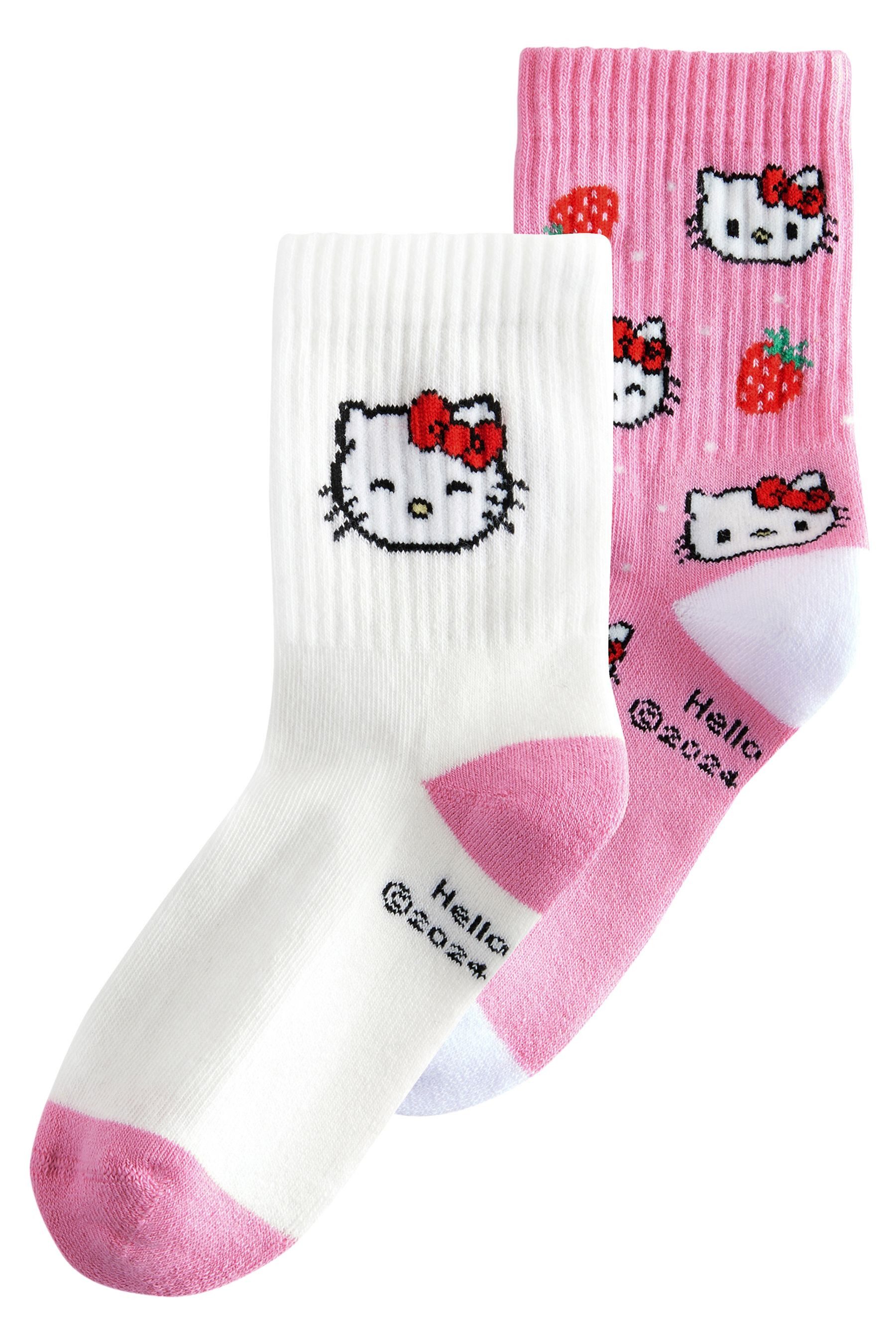 Kurzsocken Socken mit Baumwollanteil im 2er-Pack, Hello Kitty