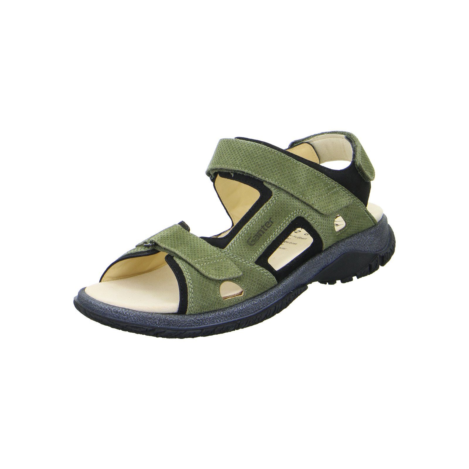 Ganter Giovanni - Herren Schuhe Sandale Nubuk grün