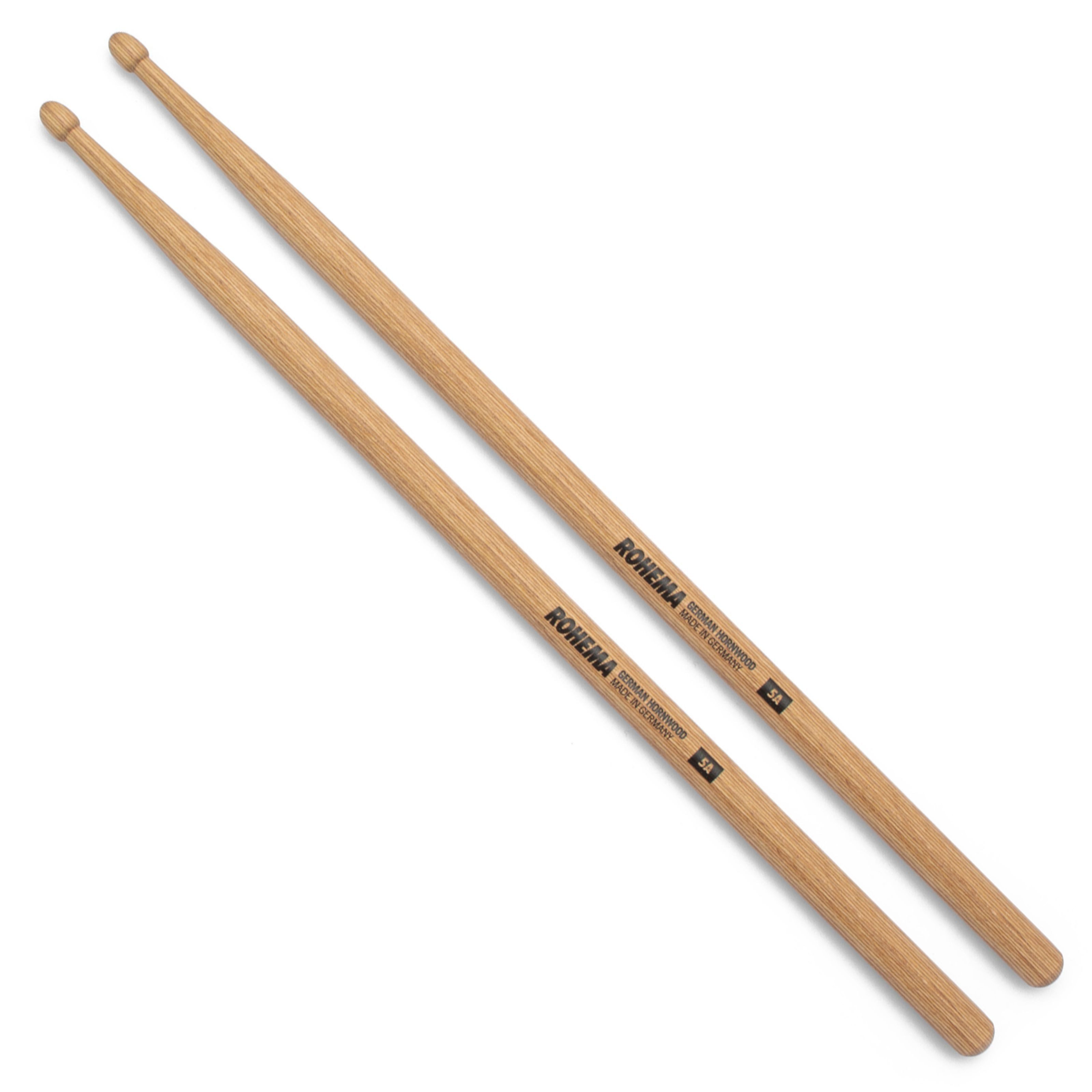 Rohema Drumsticks (Sticks, Beater und Mallets, Drumsticks Holztip), Hornwood 5A Sticks - Drumsticks