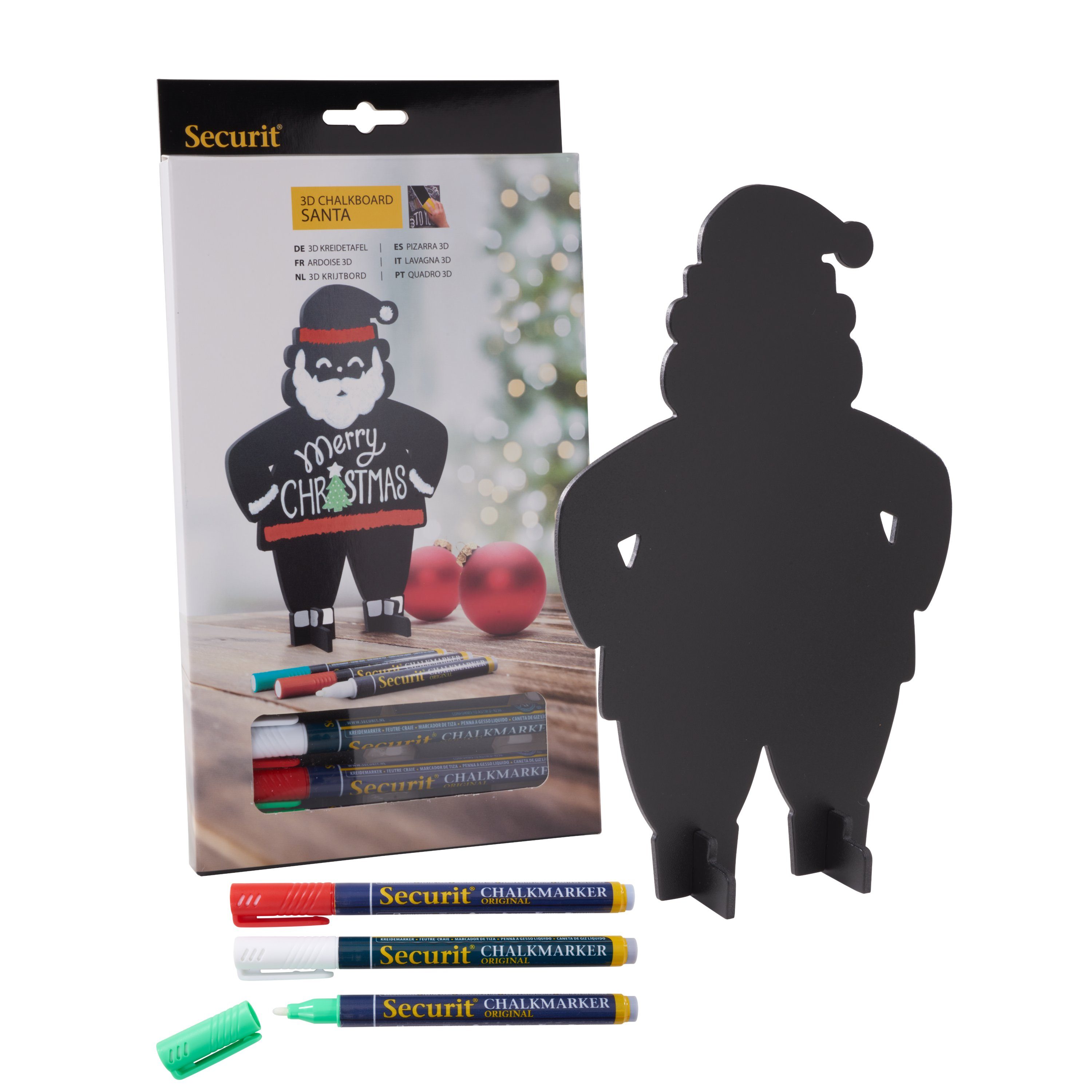 Securit Tafel Santa Claus, 14 cm x 22 cm