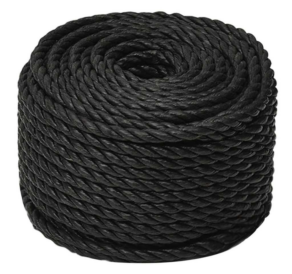 Thumbnail - vidaXL Seil, Arbeitsseil Schwarz 10 mm 250 m Polypropylen