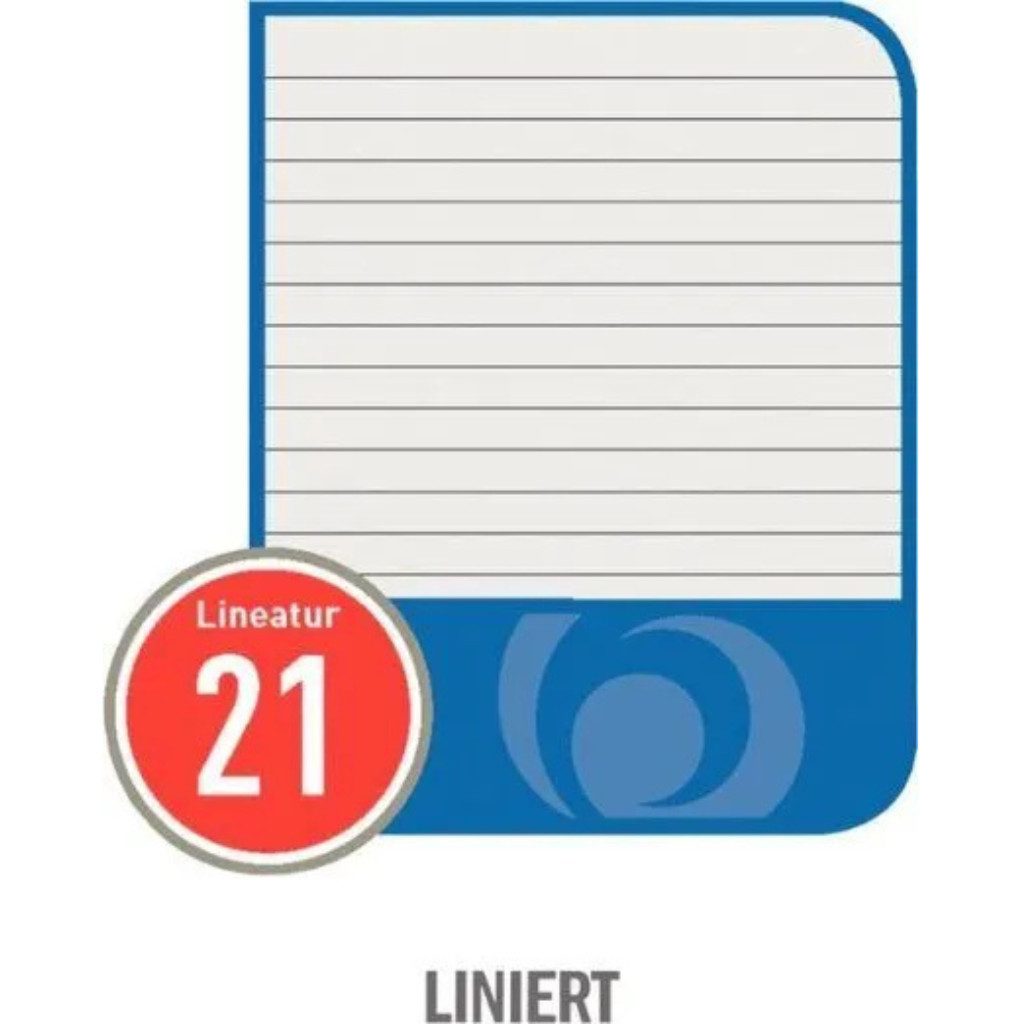 Herlitz Schulheft Herlitz Schulheft x-book, Lineatur 21, A4, 16 Blatt, CO2-reduziertes Papier für nachhaltige Nutzung