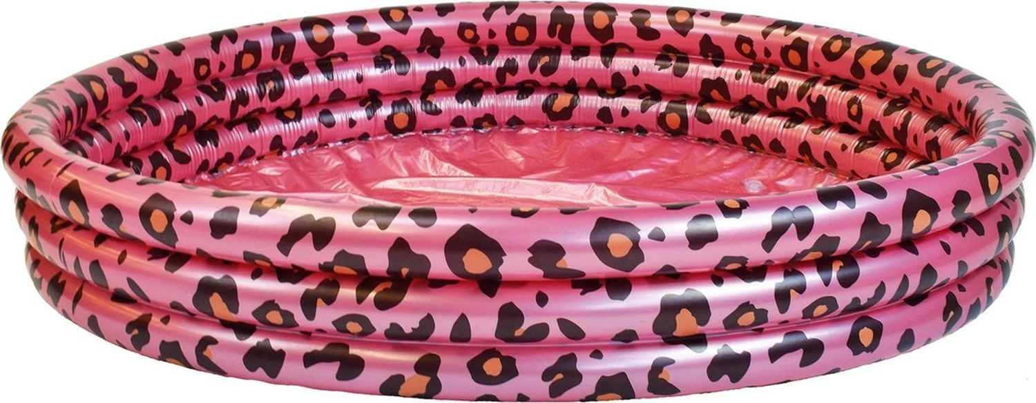 Swim Essentials Pool Swimming Pool 150 cm Leopard Rose Gold 150 x 30 cm, Swimmingpool Planschbecken