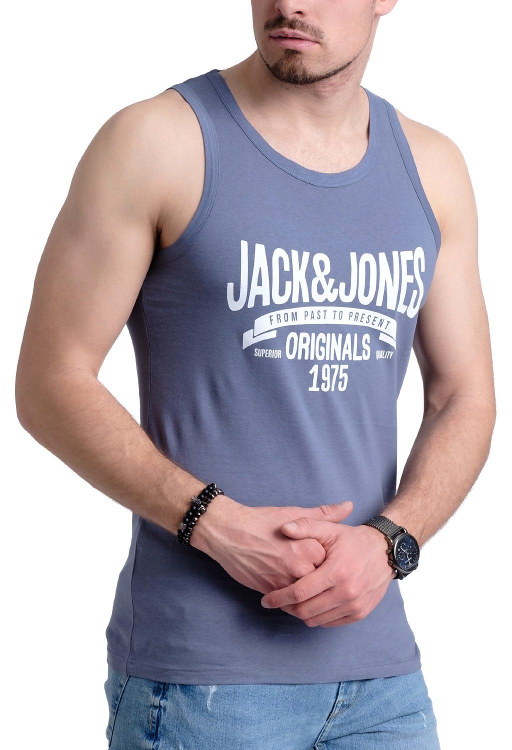 Jack & Jones Tanktop in Unifarbe – Bild 4 von 5