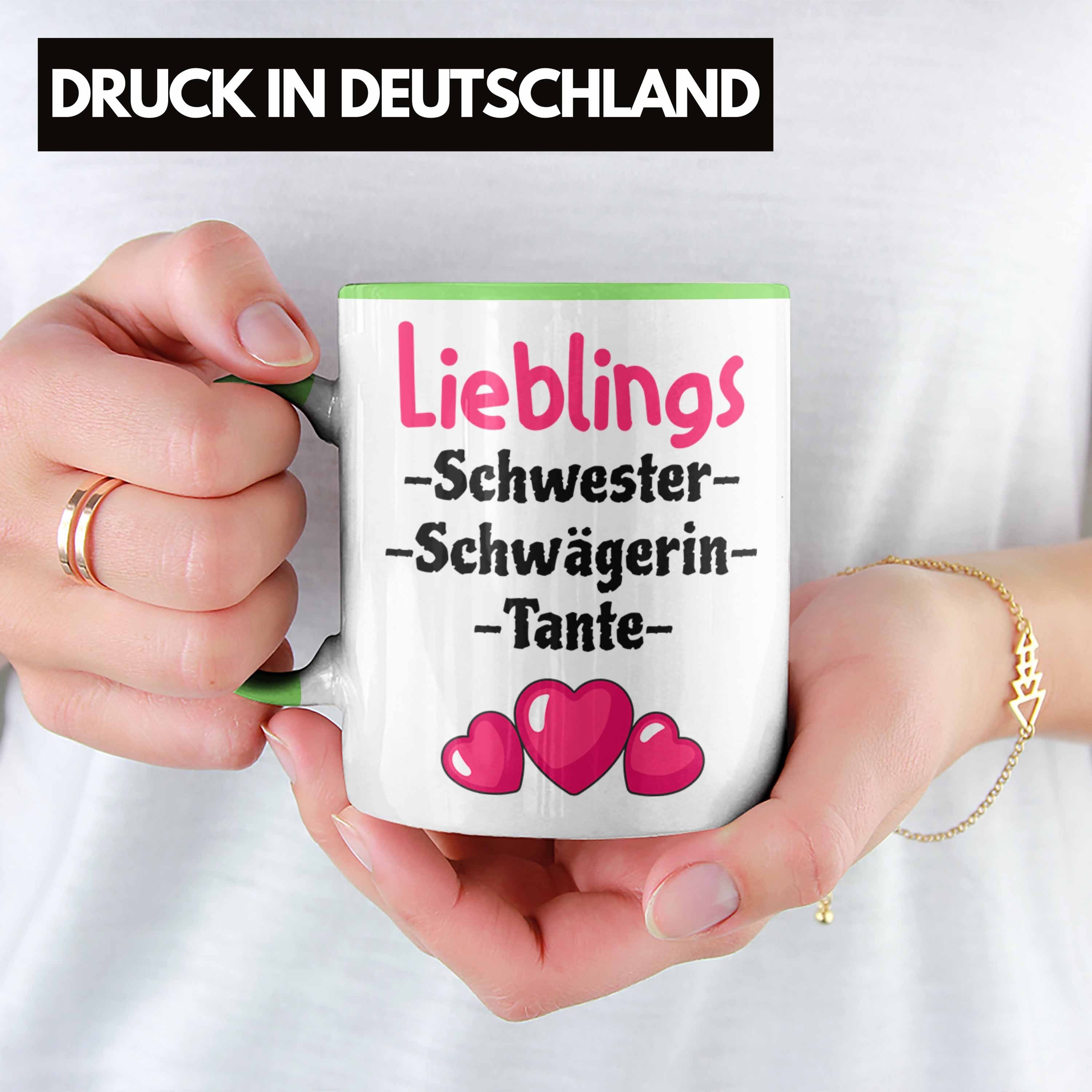 - Schwägerin Lieblings Trendation Grün Tante Schwester Spruch Tasse mit Trendation Tasse Geschenk