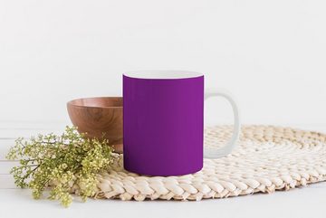 MuchoWow Tasse Lila - Farben - Unifarben, Keramik, Kaffeetassen, Teetasse, Becher, Teetasse, Geschenk