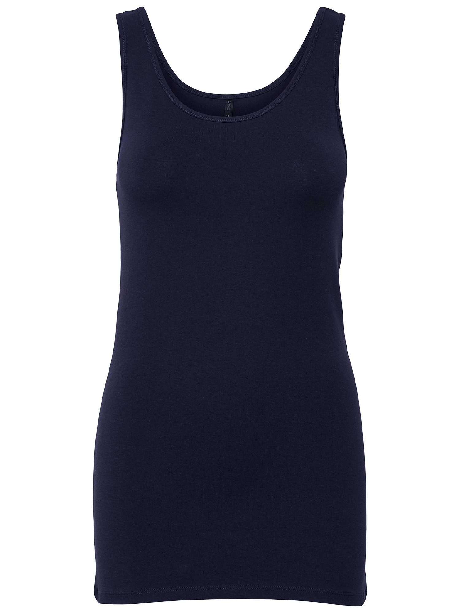 ONLY Tanktop Live Love (3-tlg) Lange Tops, elastische Baumwollqualität