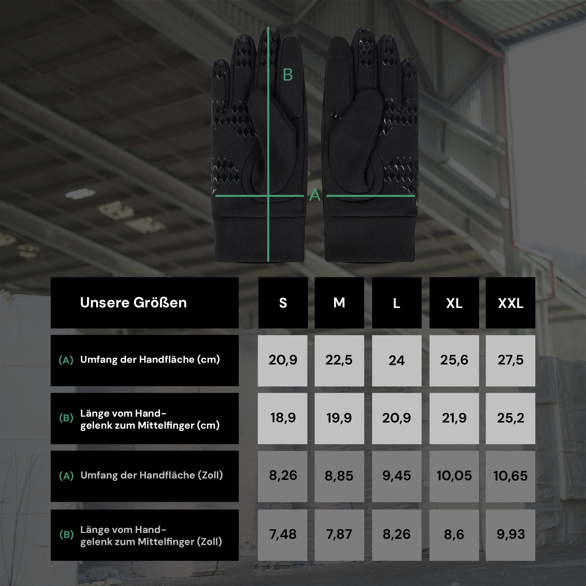 PUMA Workwear Arbeitshandschuhe - Handschuhe Herren Winter - Touchscreen fähig - Rutschfeste Haptik - Warme Fleece Winterhandschuhe für Outdoor Sport - Geschenke für Männer