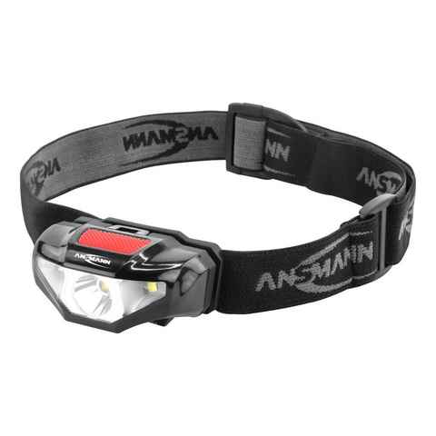 ANSMANN AG LED Stirnlampe LED Stirnlampe - sehr Leicht und Kompakt 3W LED ideal zum Joggen