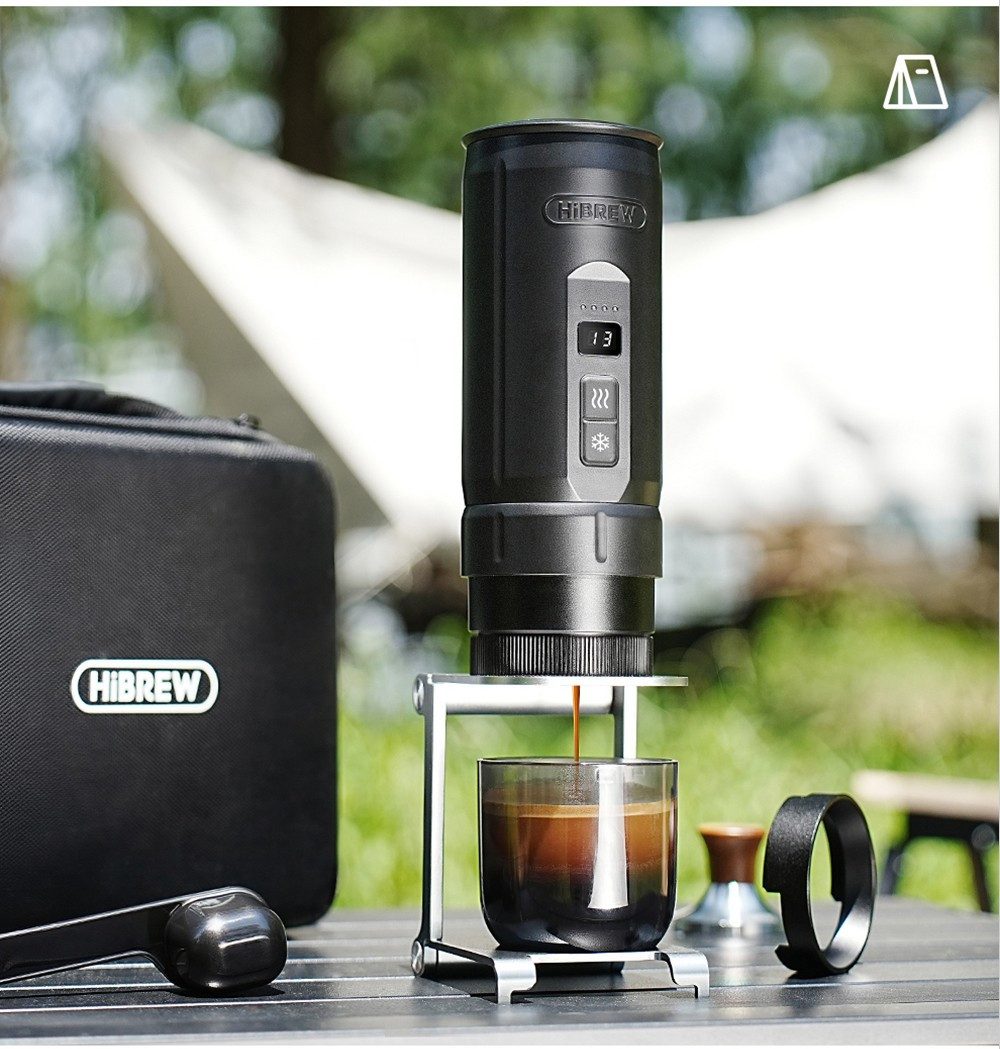 HiBREW Kapselmaschine, 20 Bar Druck, 7500mAh entnehmbarere Batterie