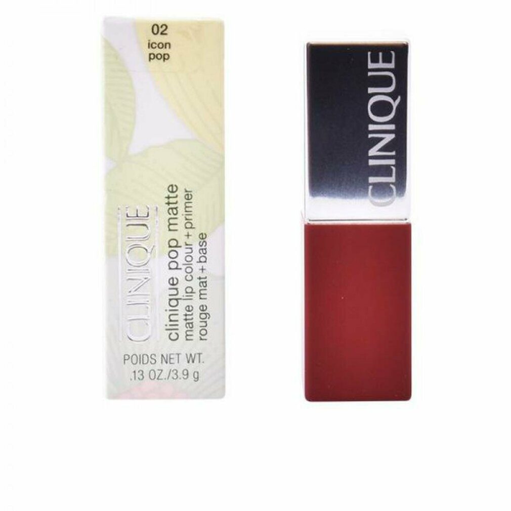 CLINIQUE Lippenstift And Pop Icon 02 3.9g Pop - Colour Clinique Matte Primer Lip