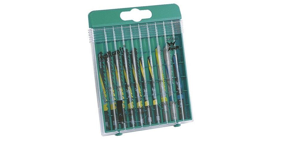 Wolfcraft Stichsägeblatt Wolfcraft Stichsägeblatt-Set 2356000 U-Schaft 10