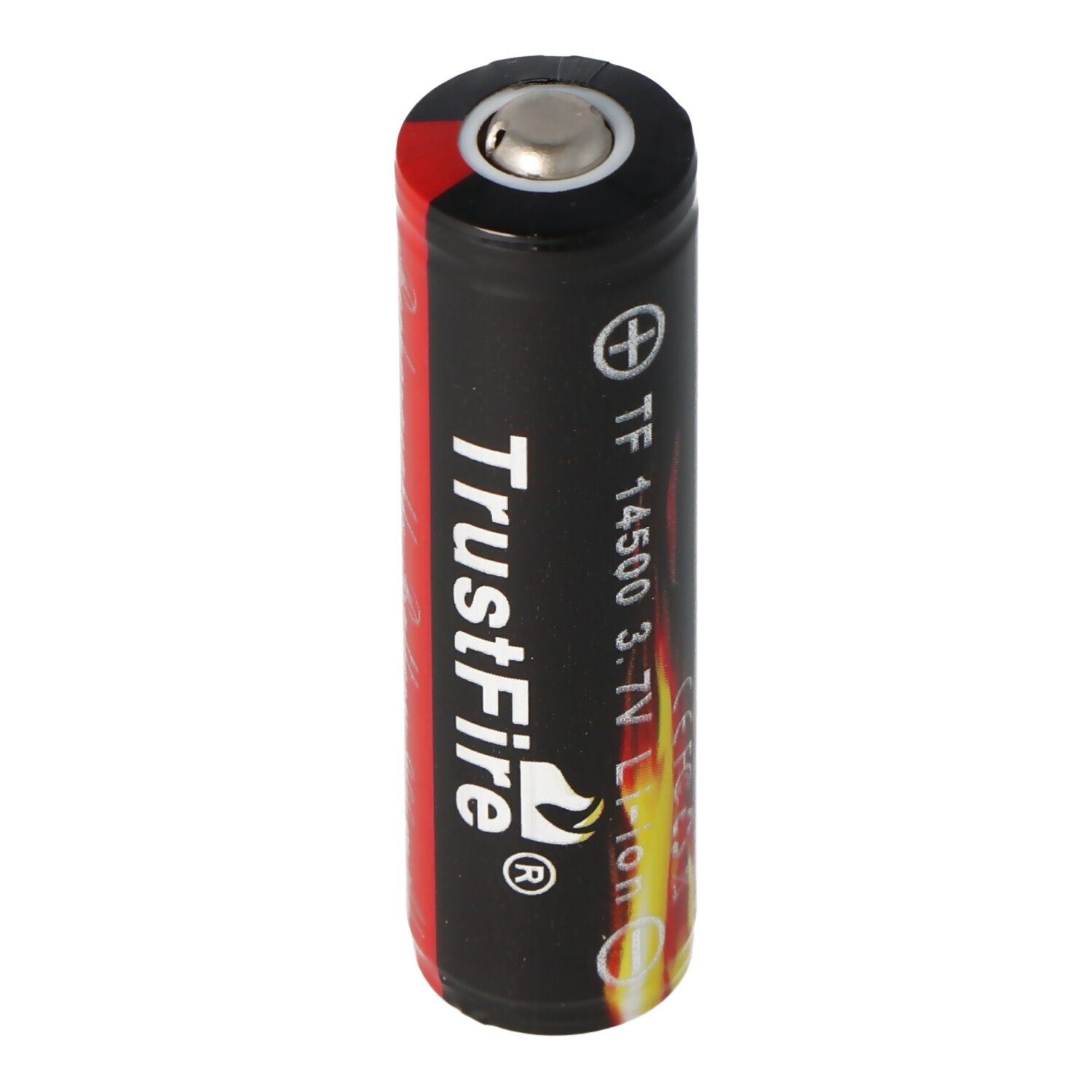 Trustfire Trustfire 14500 900mAh 3,7V geschützte Li-Ion-Zelle Abmessungen 50,95 Akku 900 mAh (3,7 V)