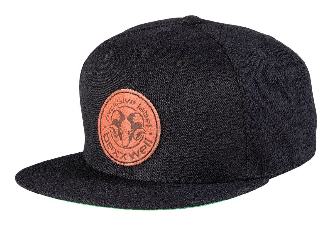 Snapback Cap für Kinder mit Lederpatch (optimale Passform, Unisex)
