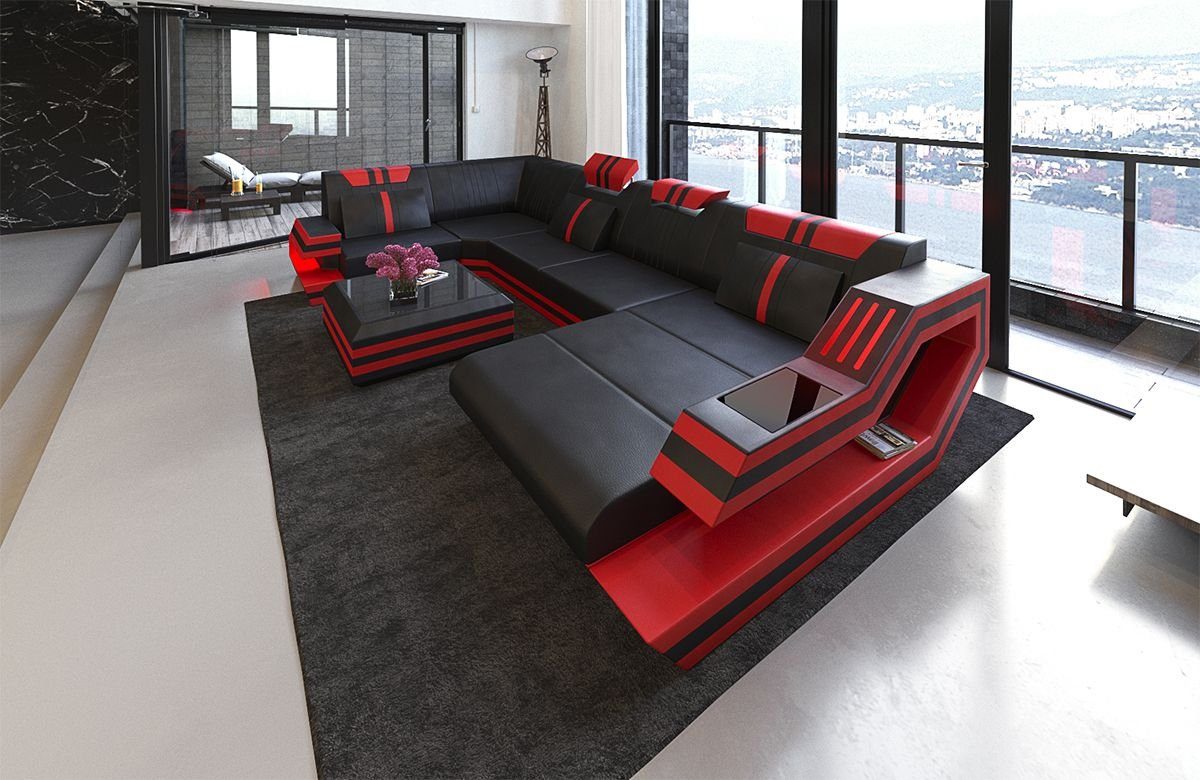 Sofa Dreams Wohnlandschaft Leder Sofa Ledercouch günstig online kaufen