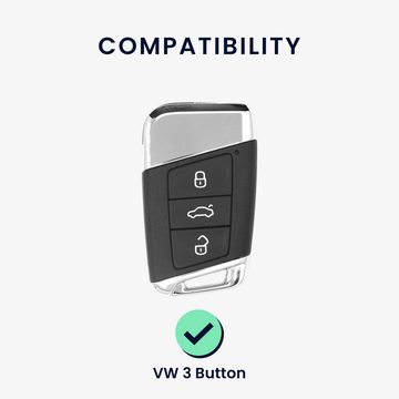kwmobile Schlüsseltasche Autoschlüssel Hülle für VW (1-tlg), Schlüsselhülle Silikon Cover