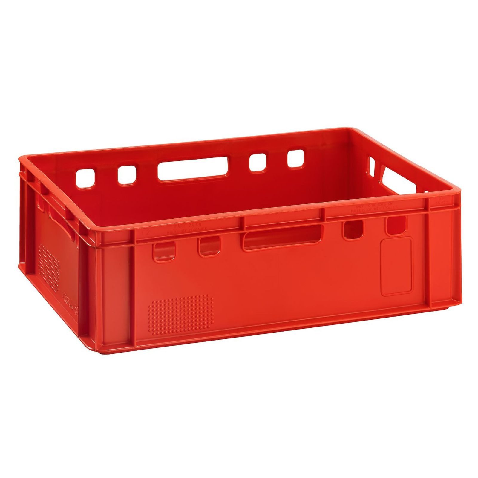 BURI Transportbehälter Fleischkisten E2 60x40cm Lagerkiste Eurobox lebensmittelecht stapelbar, (1-St)