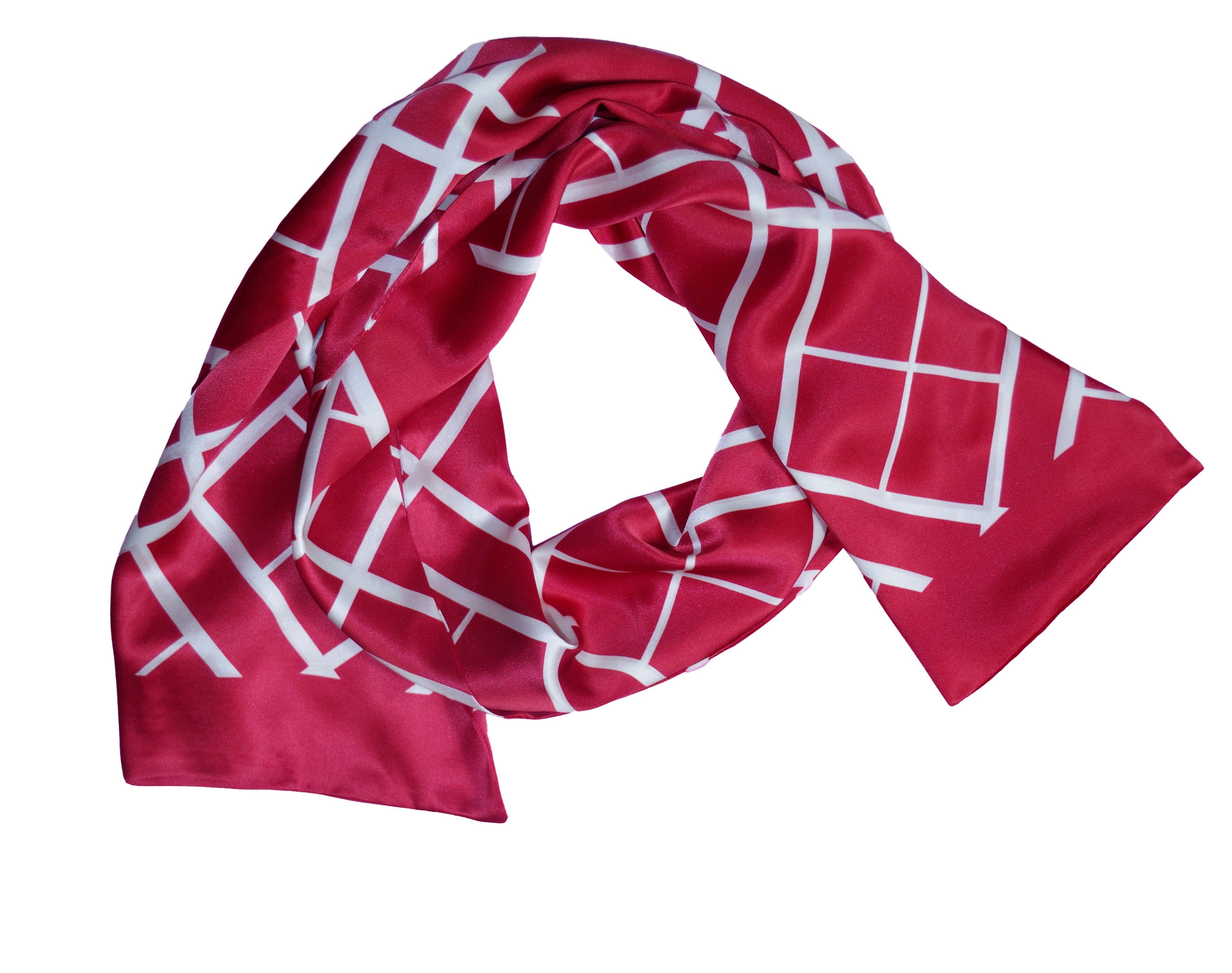 Posh Gear Seidenschal Seiden Schal Quadrinata aus 100% Seide günstig online kaufen