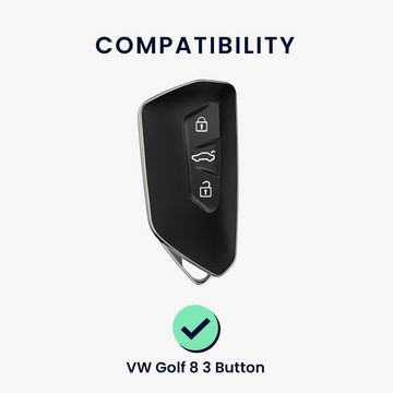 kwmobile Schlüsseltasche Autoschlüssel Hülle für VW Golf 8 (1-tlg), Schlüsselhülle Schlüssel Case Cover