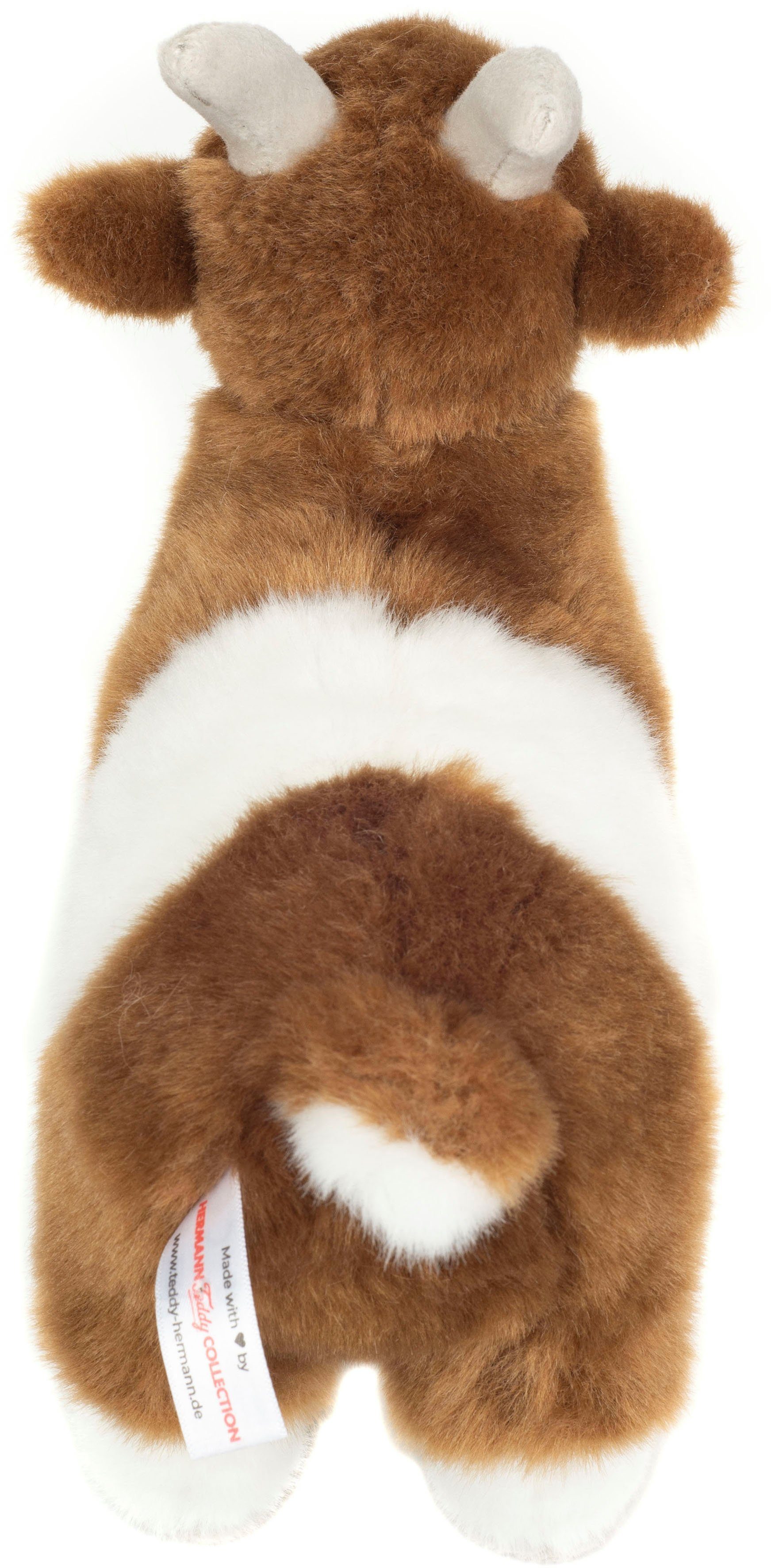 Teddy Hermann® Kuscheltier Ziege 22 cm, braun/weiß, zum Teil aus recyceltem Material