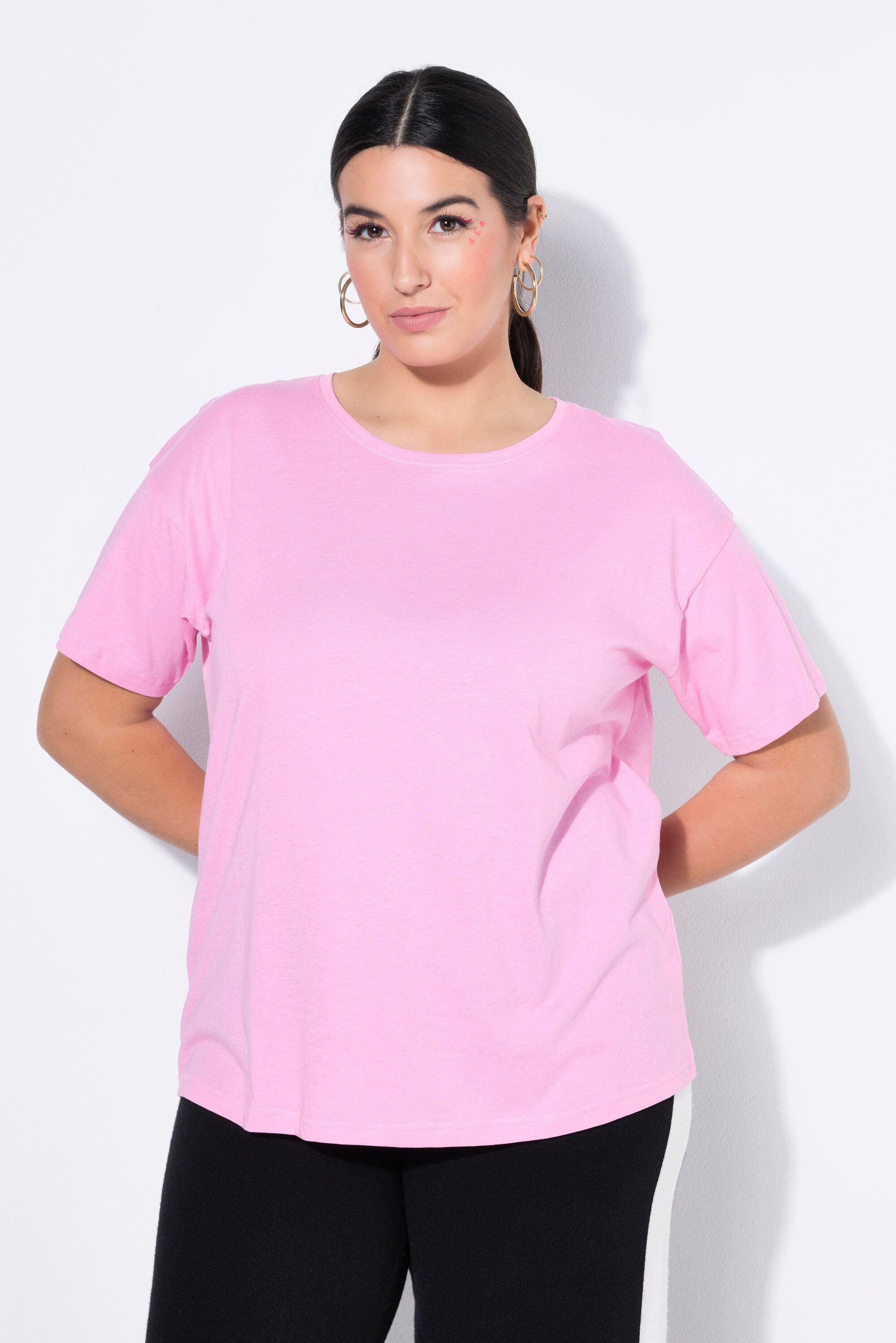 Studio Untold T-Shirt Basic-Shirt Relaxed Shape überschnittene Schultern günstig online kaufen
