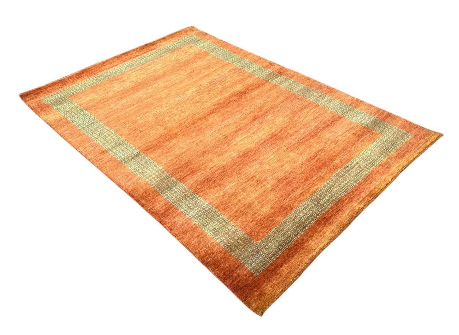 Rug Studios Teppich LORIBAFT TEPPICH HANDGEKNÜPFT, Rechteckig, Höhe: 18 mm, Wohnzimmer, 120 x 180 cm, Terra