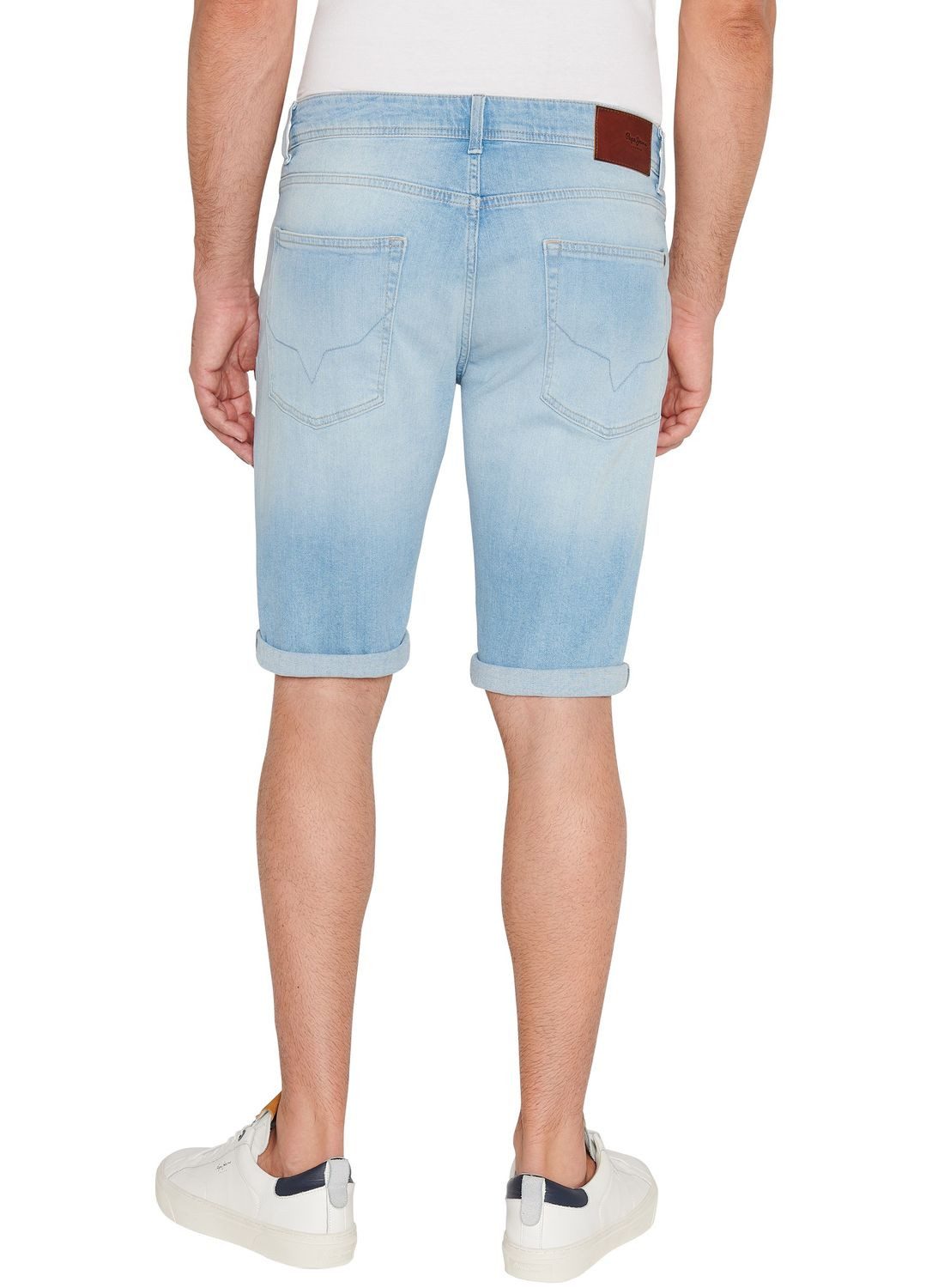 Pepe Jeans Jeansshorts STRAIGHT SHORT mit Stretch