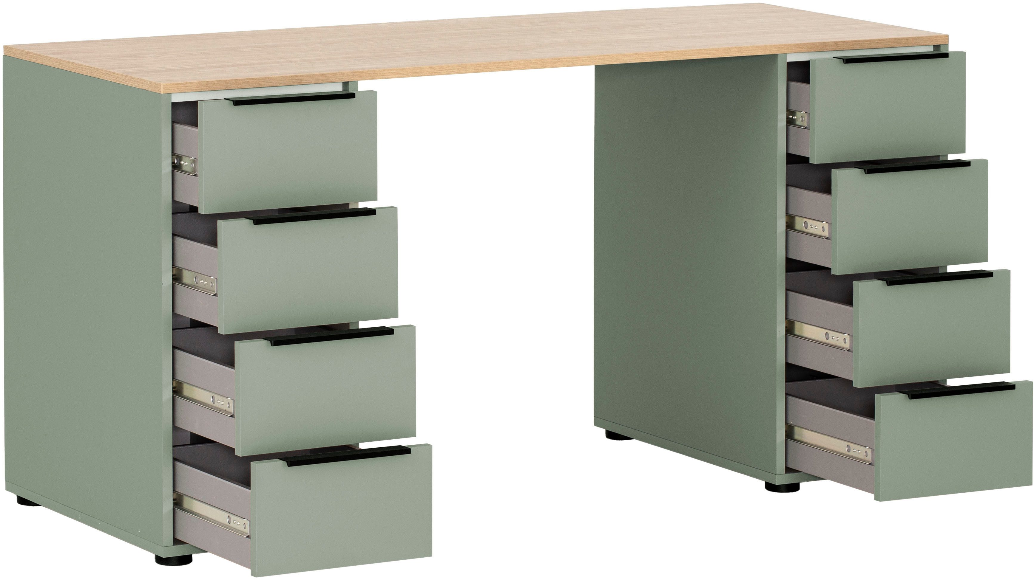 Schildmeyer Schreibtisch Elma, Schreibtisch, Made in Germany, B: 140 cm, Solide Verarbeitung - Dieses Produkt ist in Deutschland gefertigt
