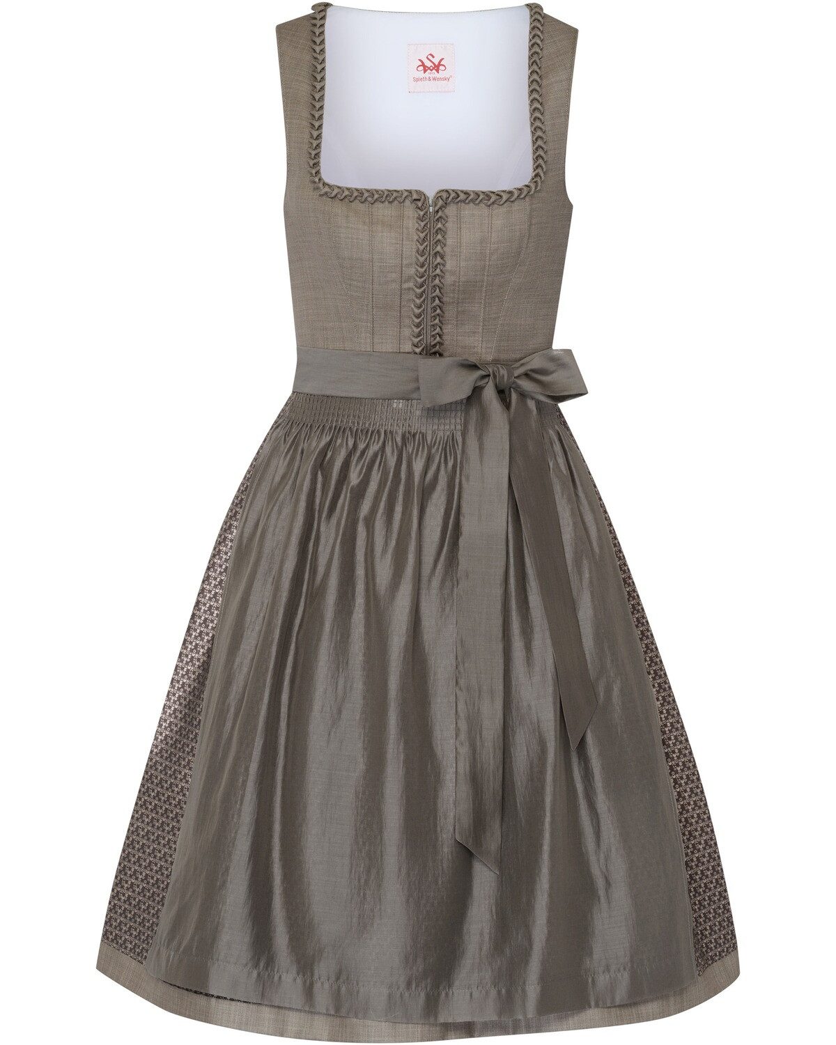 Spieth & Wensky Dirndl Midi-Dirndl Fatima günstig online kaufen