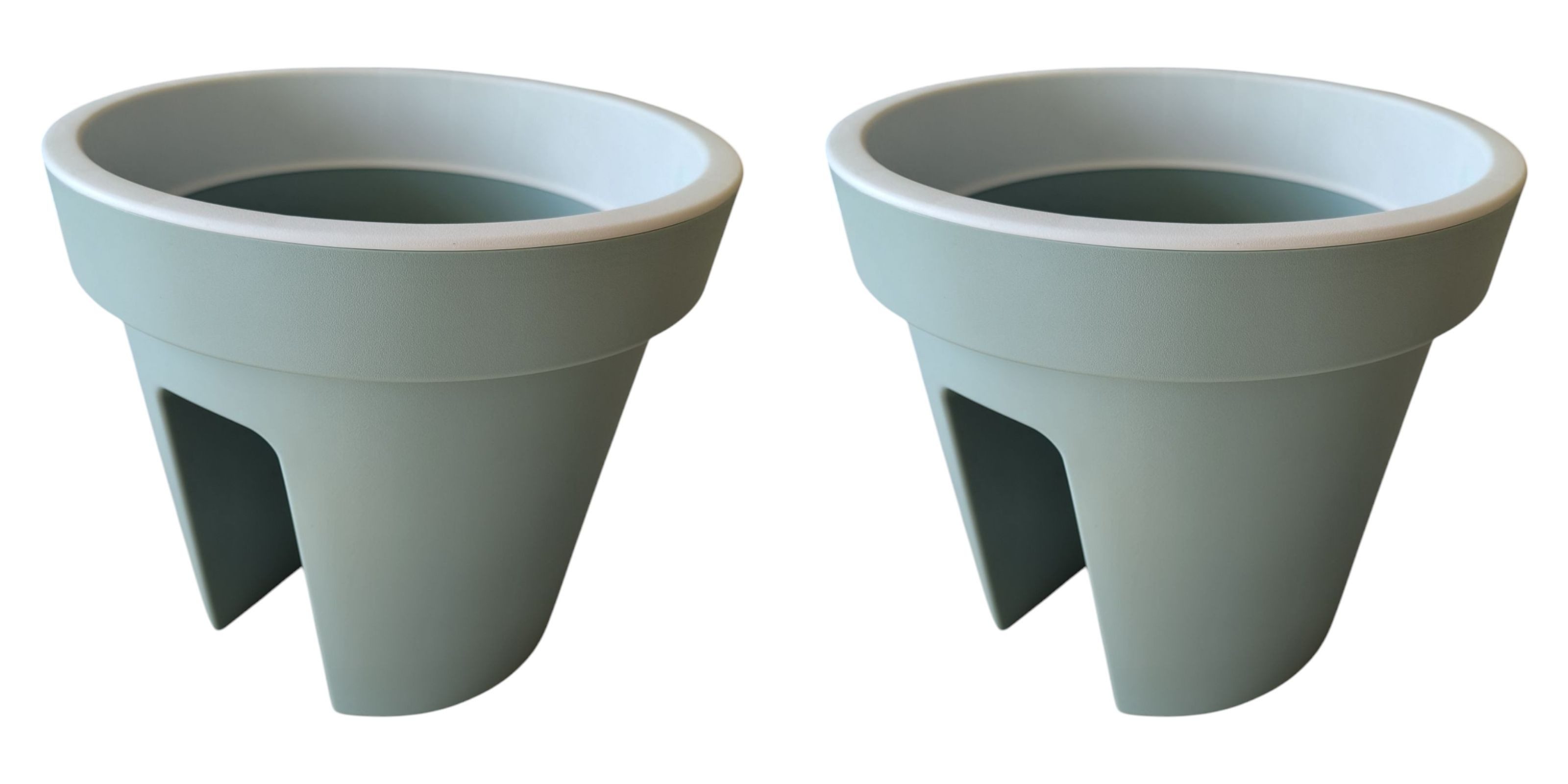 sesua Blumentopf Balkon-Blumentopf für Geländer rund günstig online kaufen