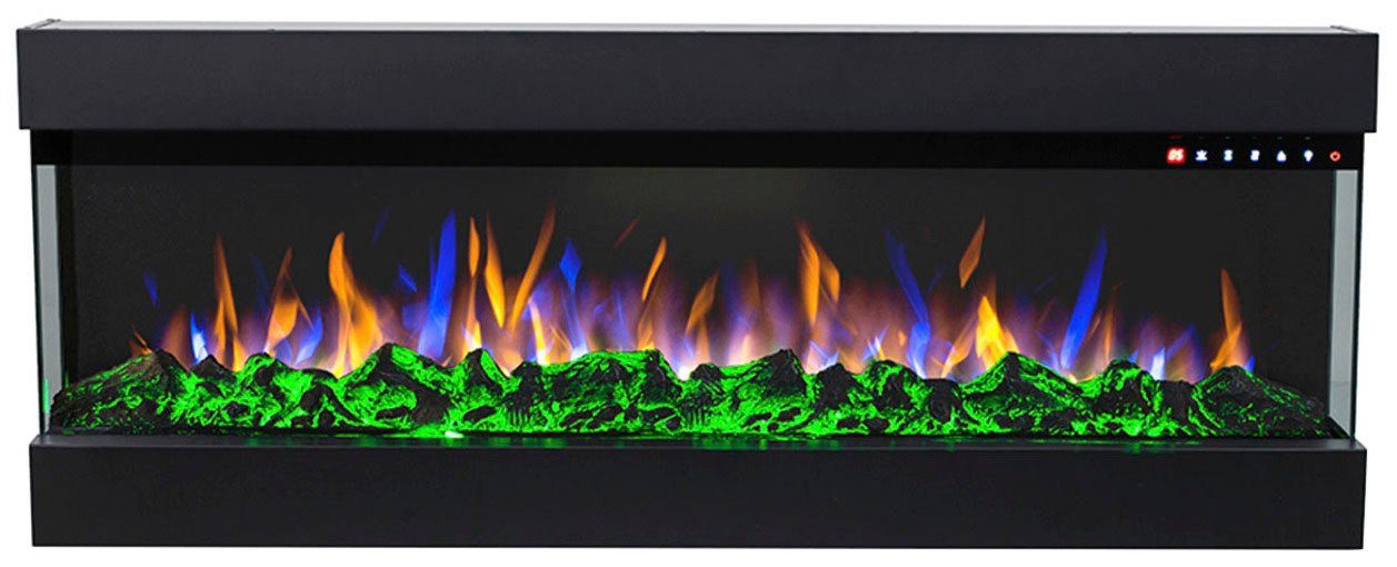 Multicolor Insert Elektrokamin Heizfunktion FIRE 1600W täuschend LED-Technik, - echte GLOW Flamme 36,
