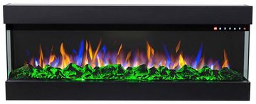 GLOW FIRE Elektrokamin Insert 36, täuschend echte Flamme - Multicolor LED-Technik, Heizfunktion 1600W