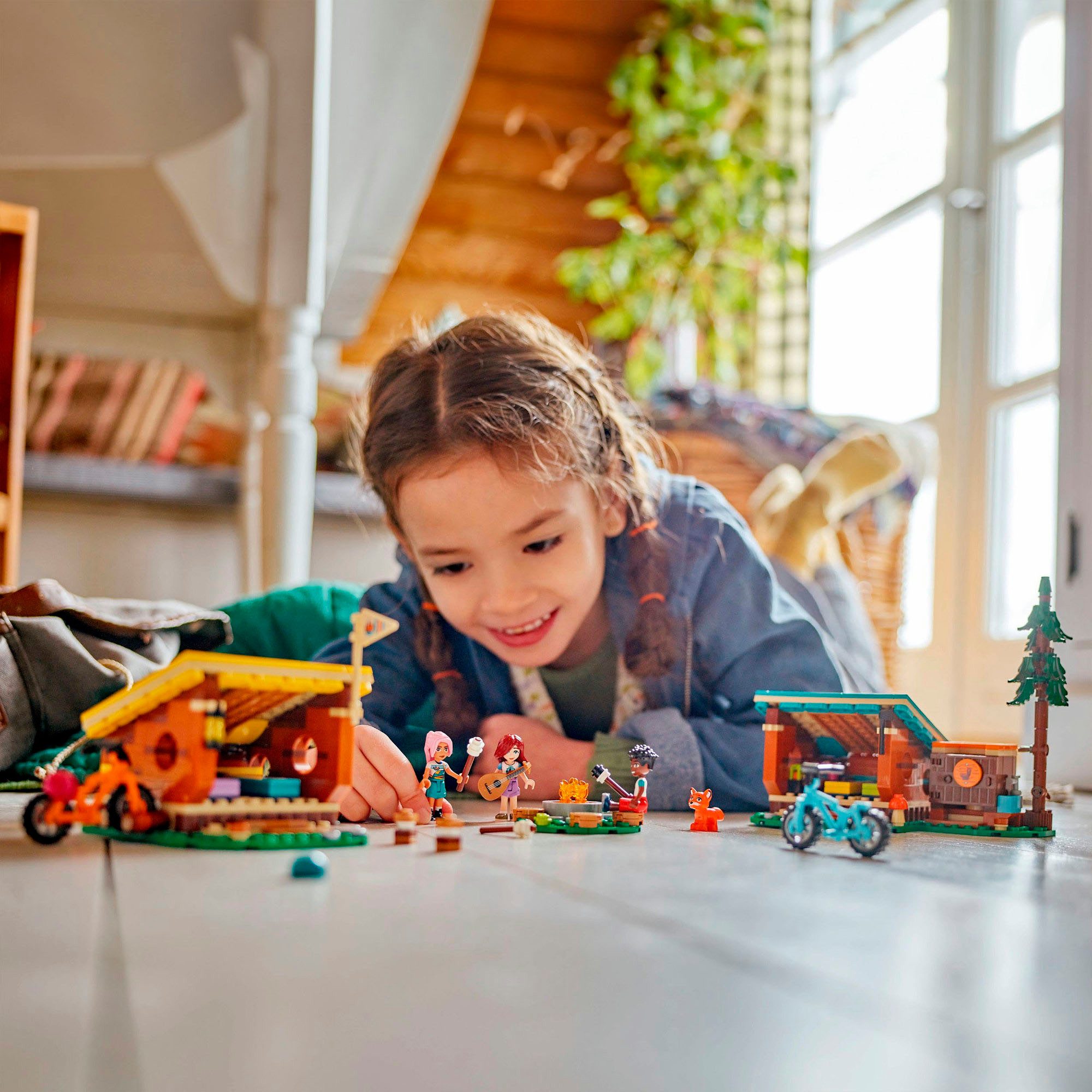 LEGO® Gemütliche Hütten im Abenteuercamp (42624), LEGO Friends Konstruktion günstig online kaufen