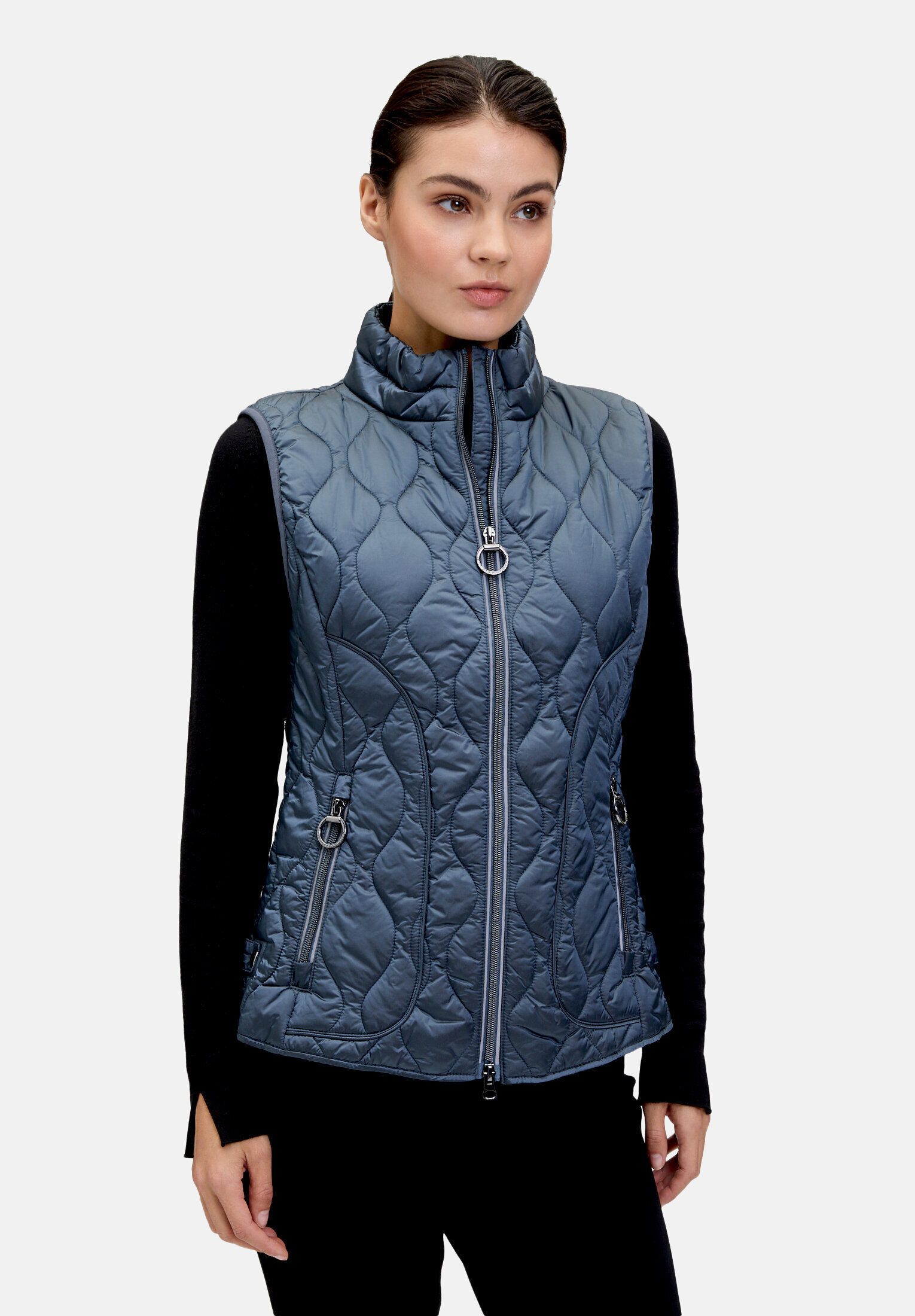 Betty Barclay Strickweste Damen mit Stehkragen