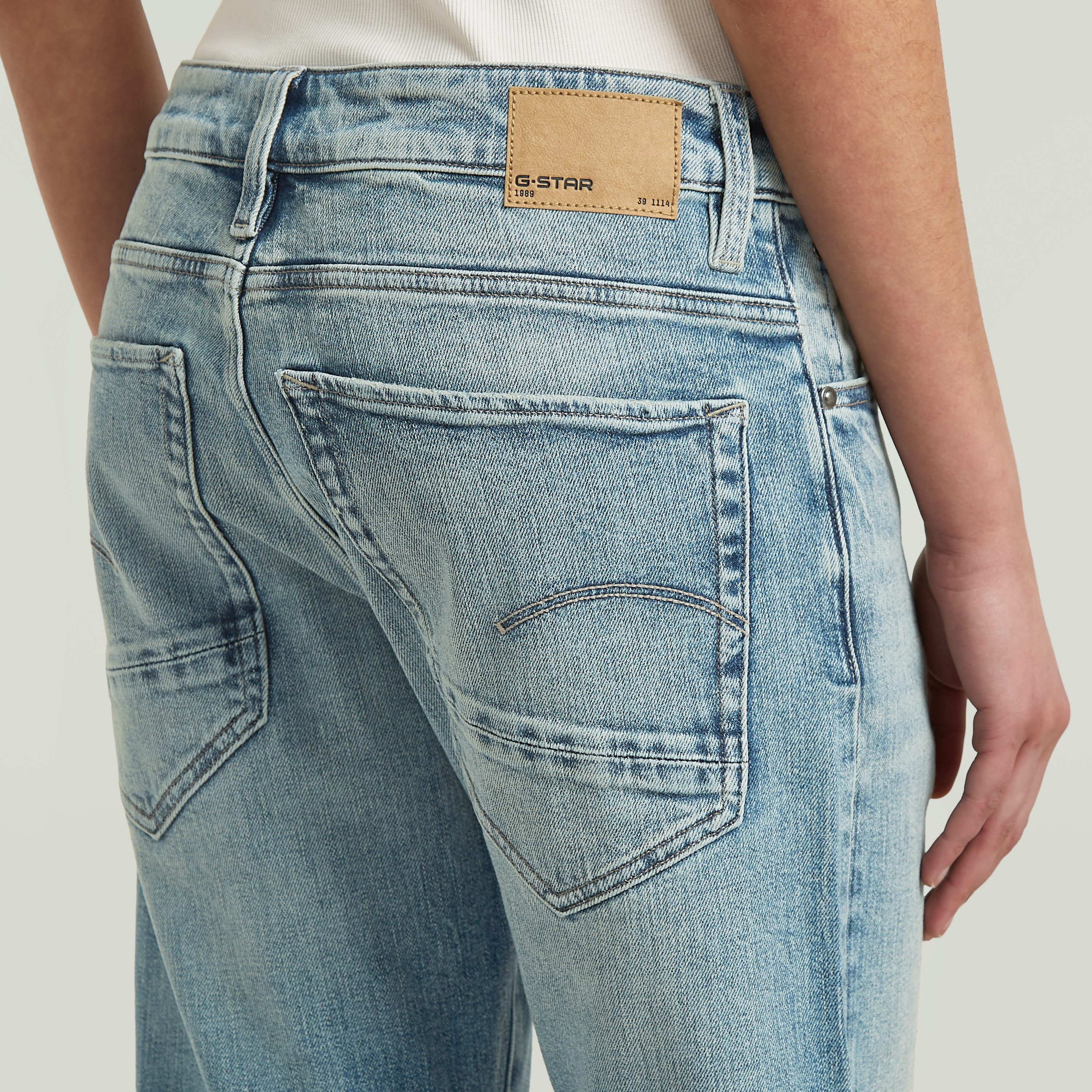 G-STAR Relax-fit-Jeans Loux Boyfriend Wmn mit umgeschlagenem Saum, niedrige Bundhöhe